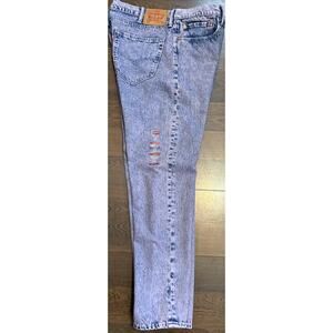 Rare Find Levi’s 512 Acid wash Purple/violet Stretch Slim Tapered W 38/L32
